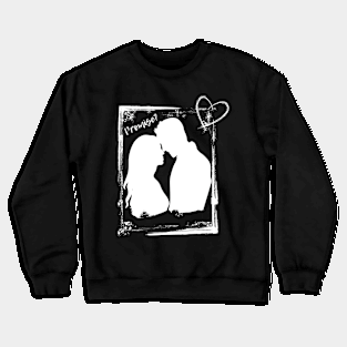 Valentine Couple - Promise? (White) Crewneck Sweatshirt